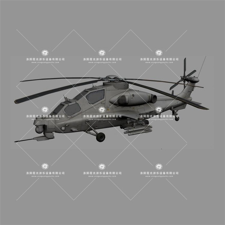 廊坊武装直升机3D模型